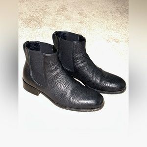 Tom Ford black bison leather chelsea boots Men’s size 9